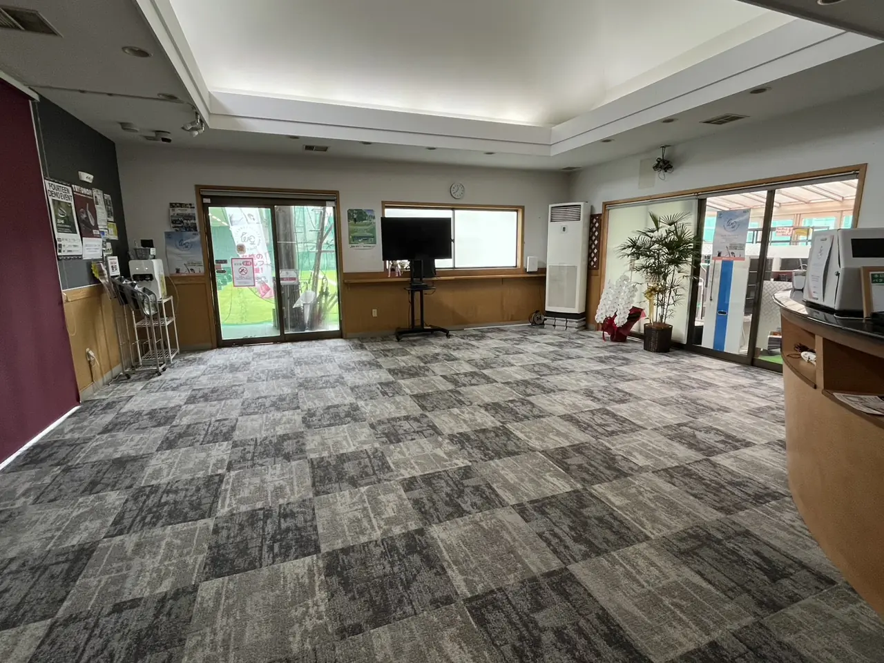 加藤農園ゴルフリンクス 受付・ロビー（施工後）